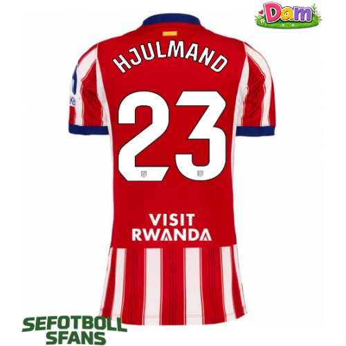 Atletico Madrid Morten Hjulmand #23 Hemmatröja Kvinnor 2026-27 Kortärmad